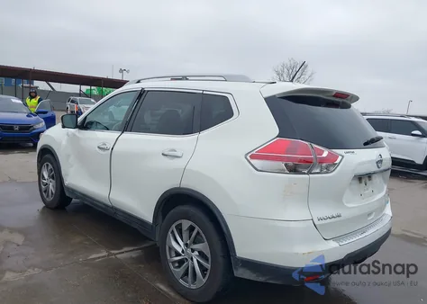 2014 Nissan Rogue Sl z USA, uszkodzony, nr VIN 5N1AT2MT5EC852809